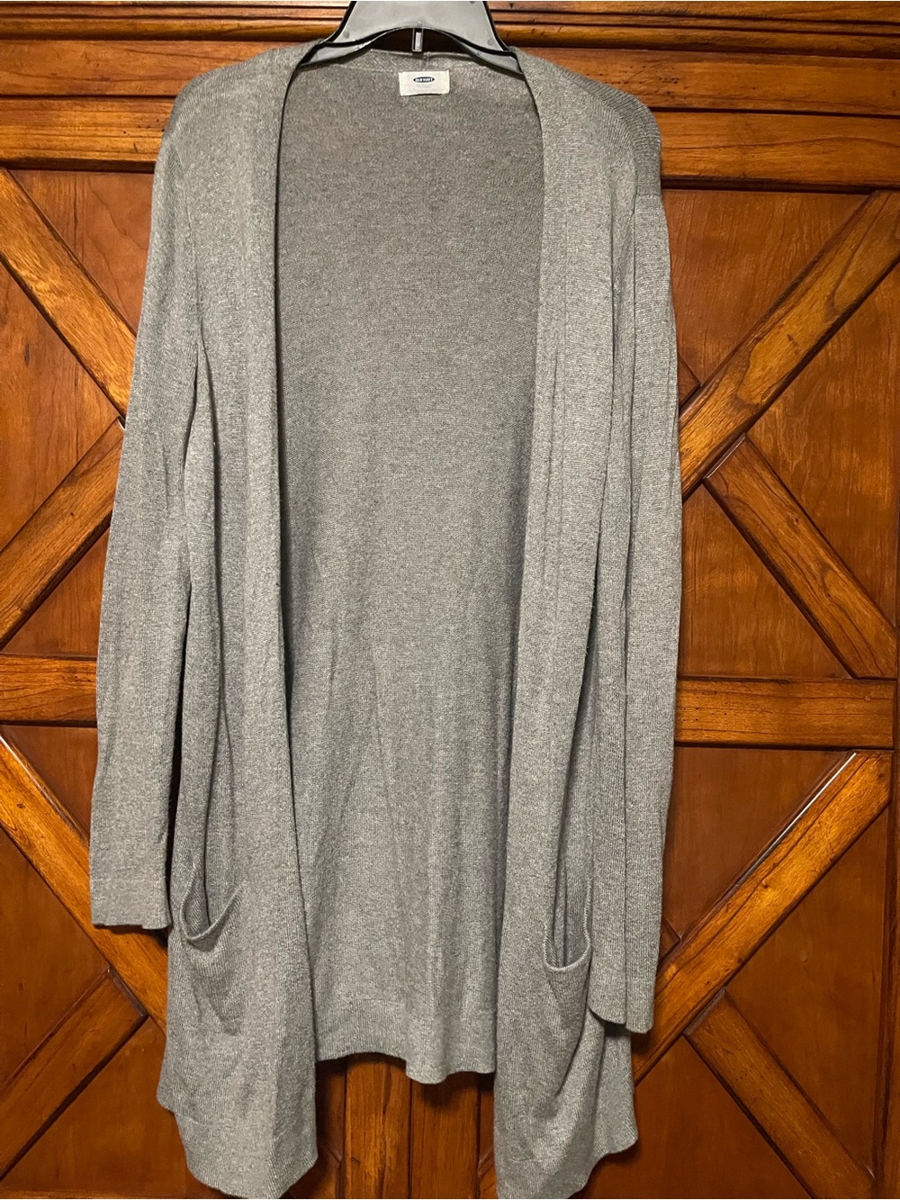 Old Navy Light Gray Open-Front Women's Cardigan